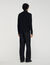 Wool jumper with zip collar