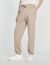 Embroidered fleece jogging bottoms