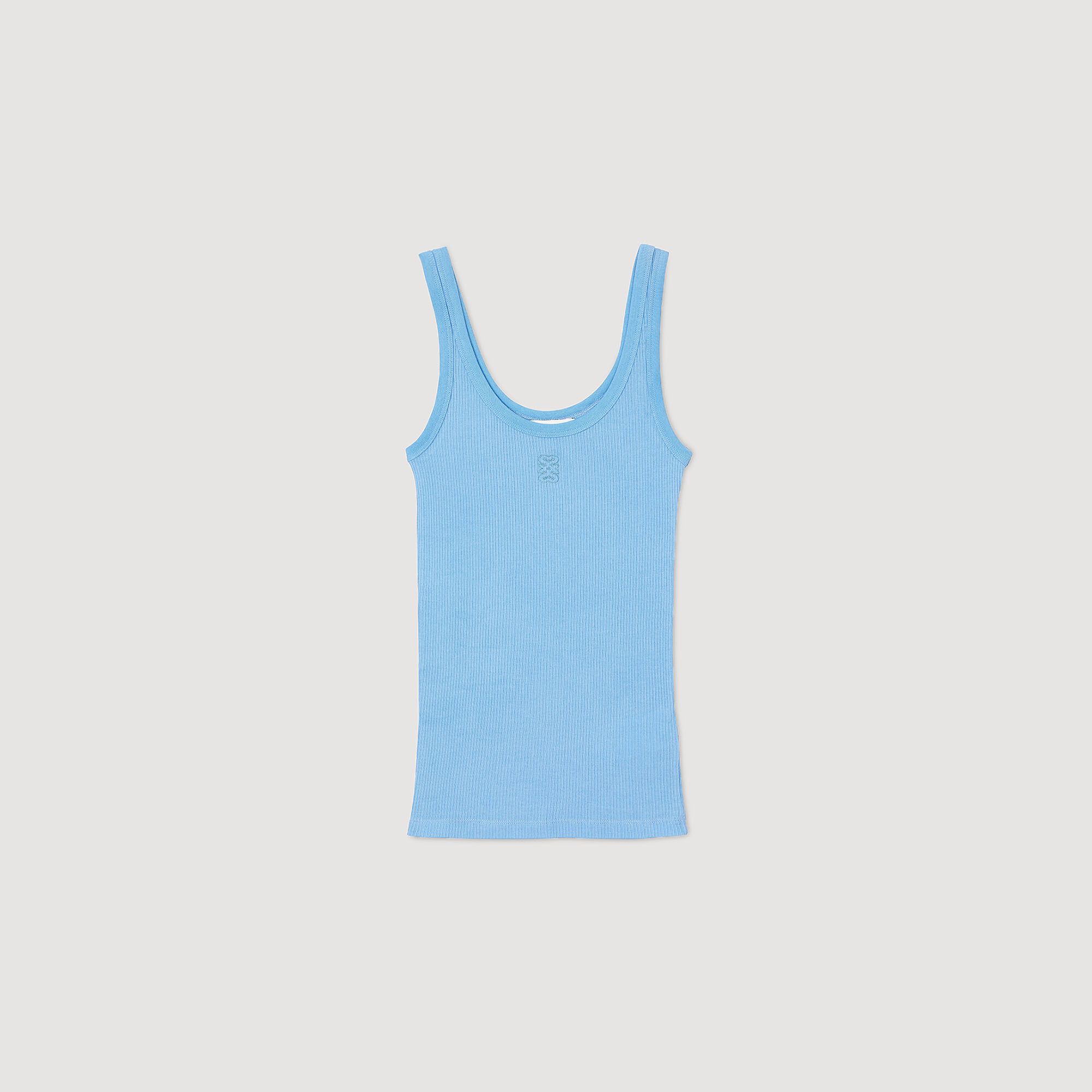 Ribbed vest top