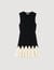 Two-tone short knit dress