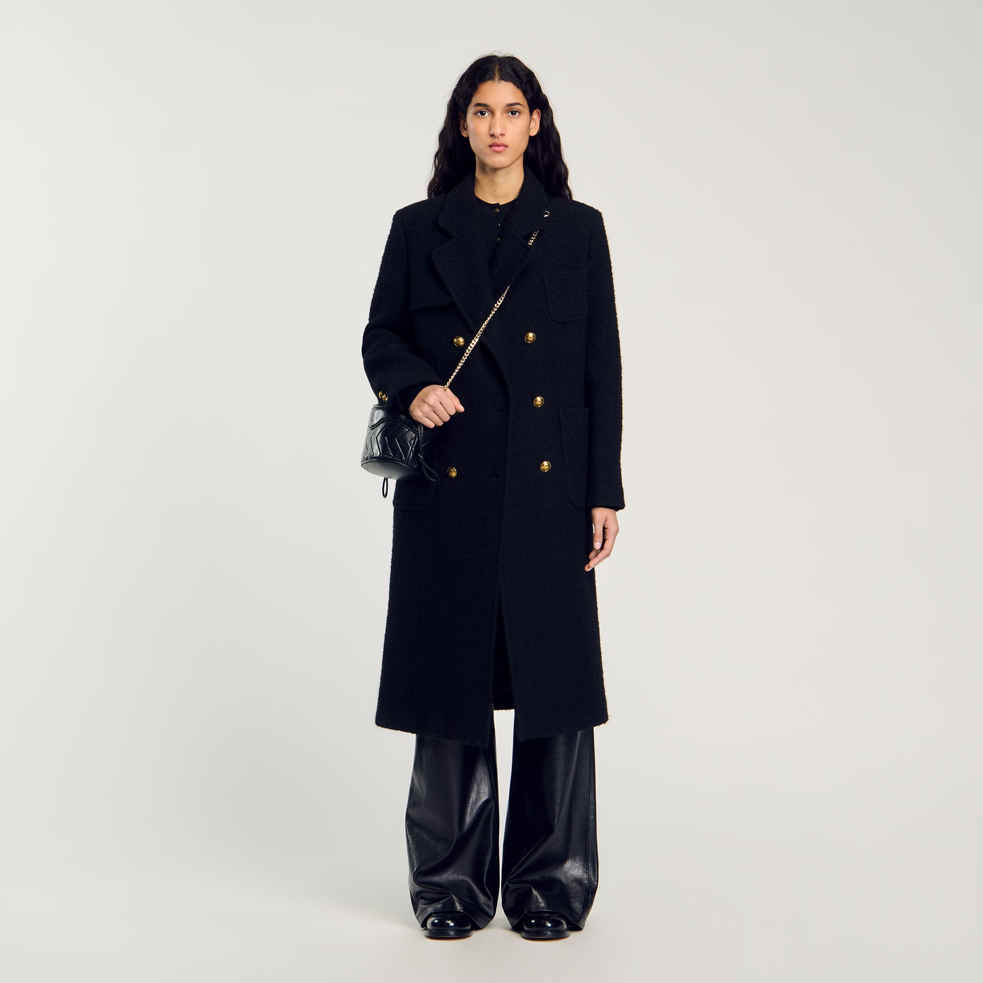 Sandro wool jacket online