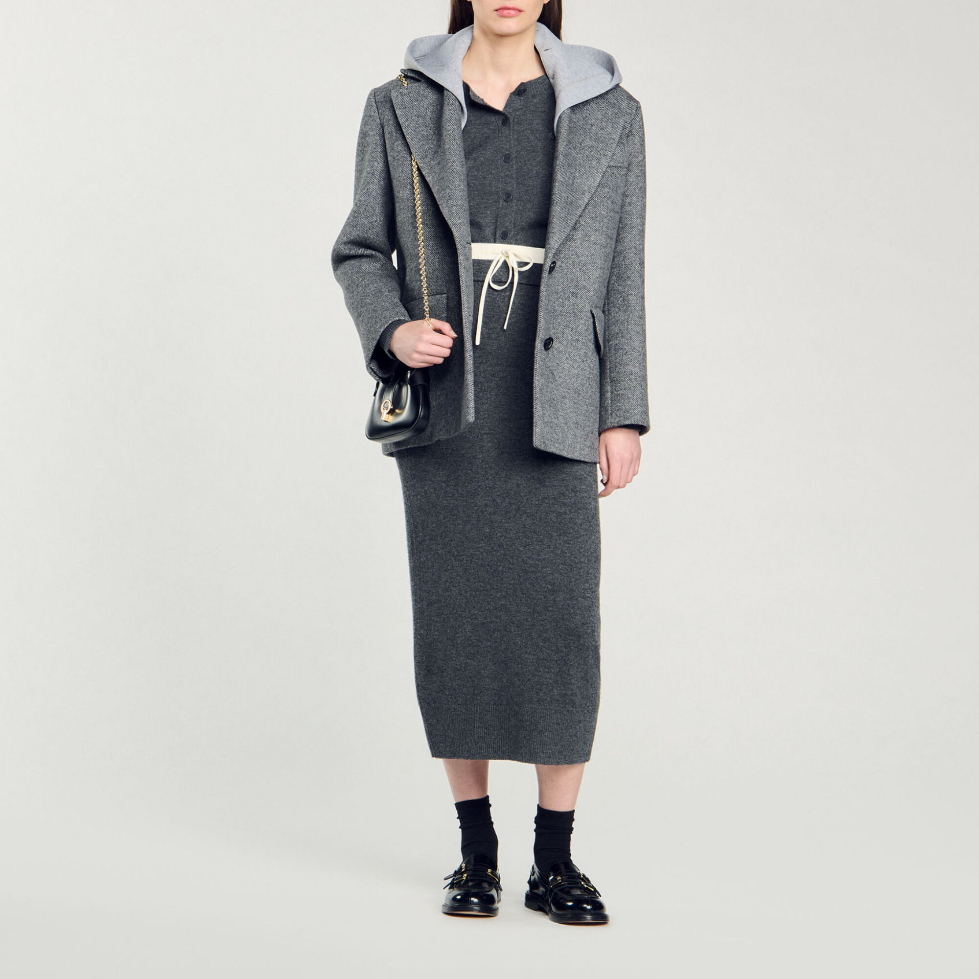 Long double waistband skirt - Women | Sandro