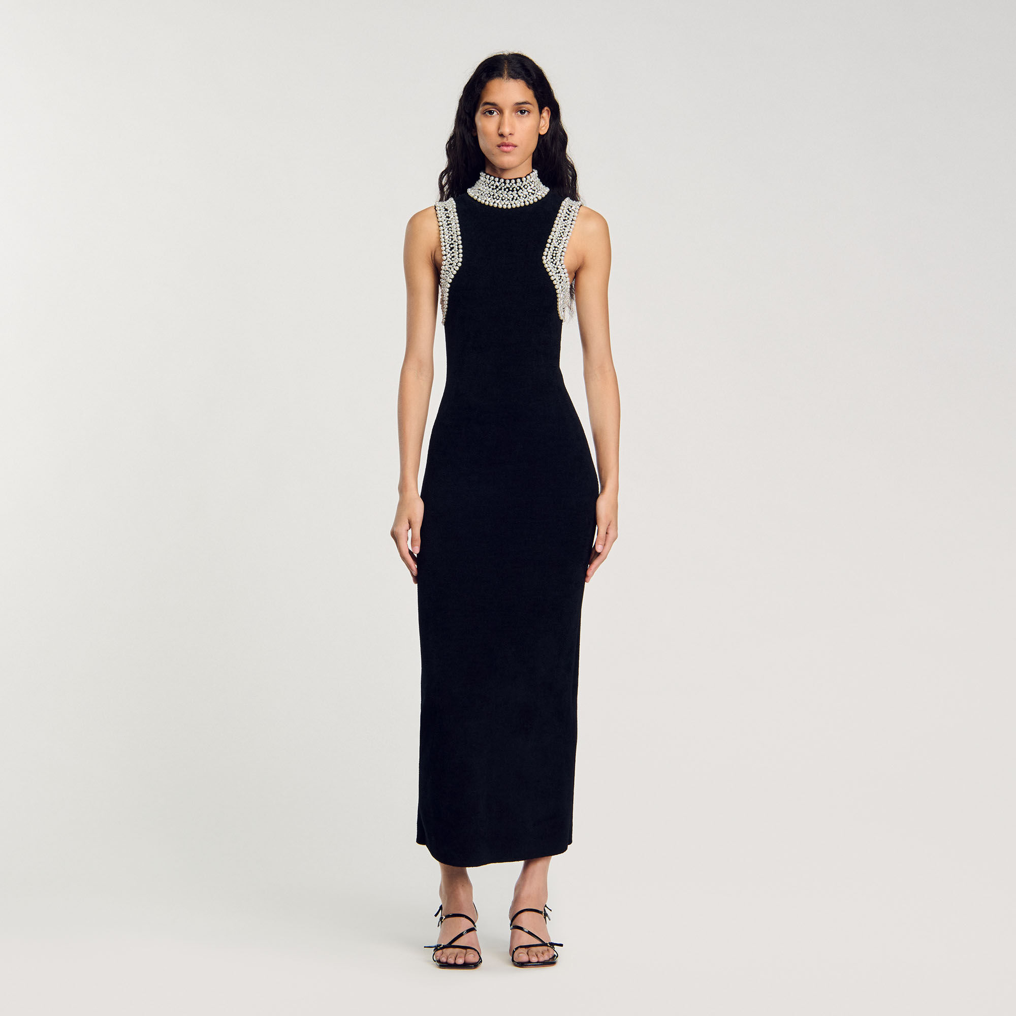 Sandro black dress online