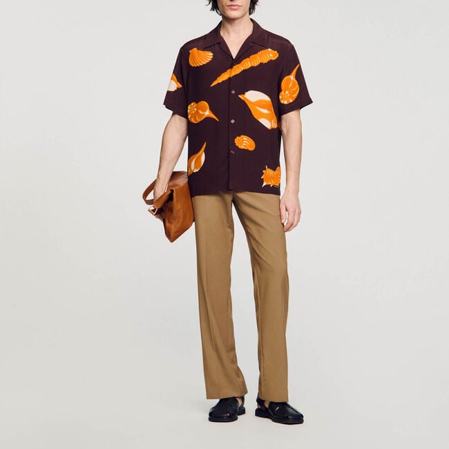 Seashell pattern shirt