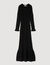 Rhinestone knit maxi dress
