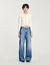 Rib knit cardigan
