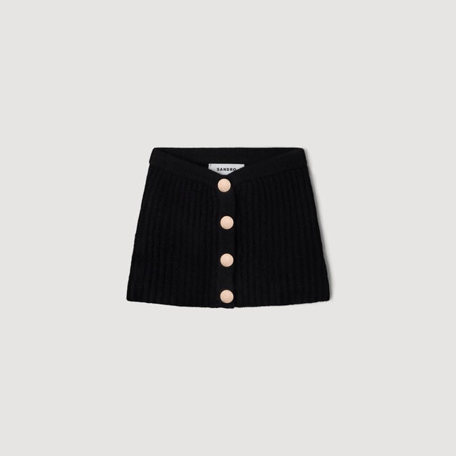 Standing collar with buttons - Women | Sandro