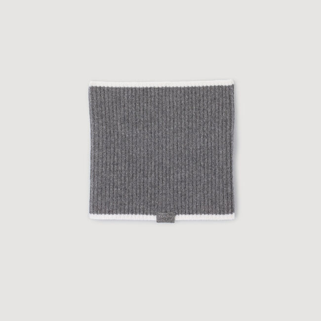Ribbed knit neck warmer Ribbed knit neck warmer