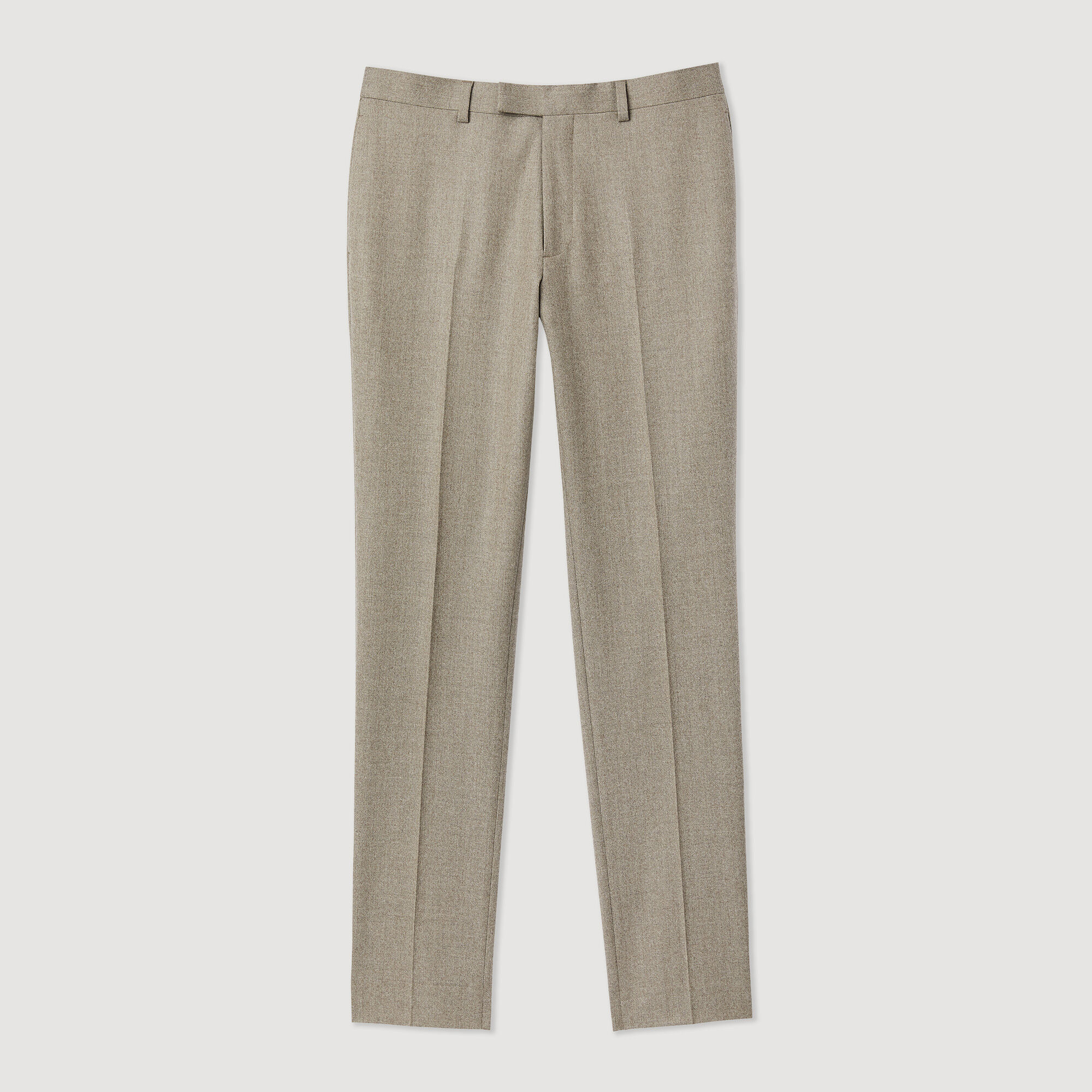 Flannel suit trousers