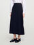 Curb chain buckle pleated skirt