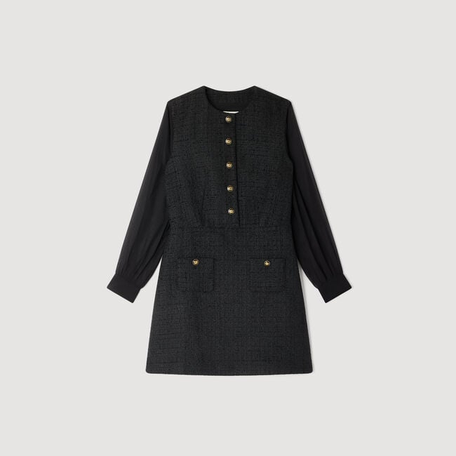 Long-sleeved short dress