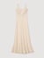 Maxi dress with straps