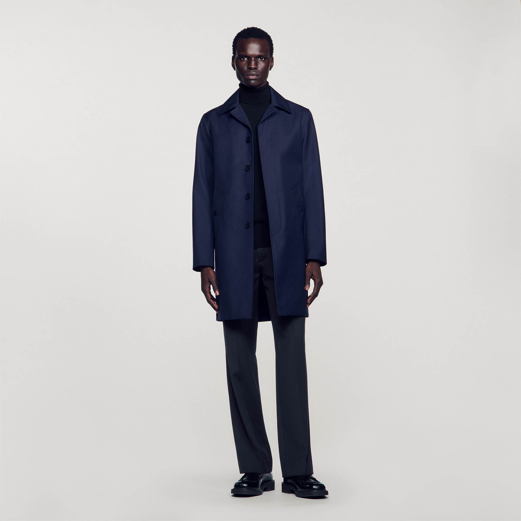 Waterproof technical fabric coat