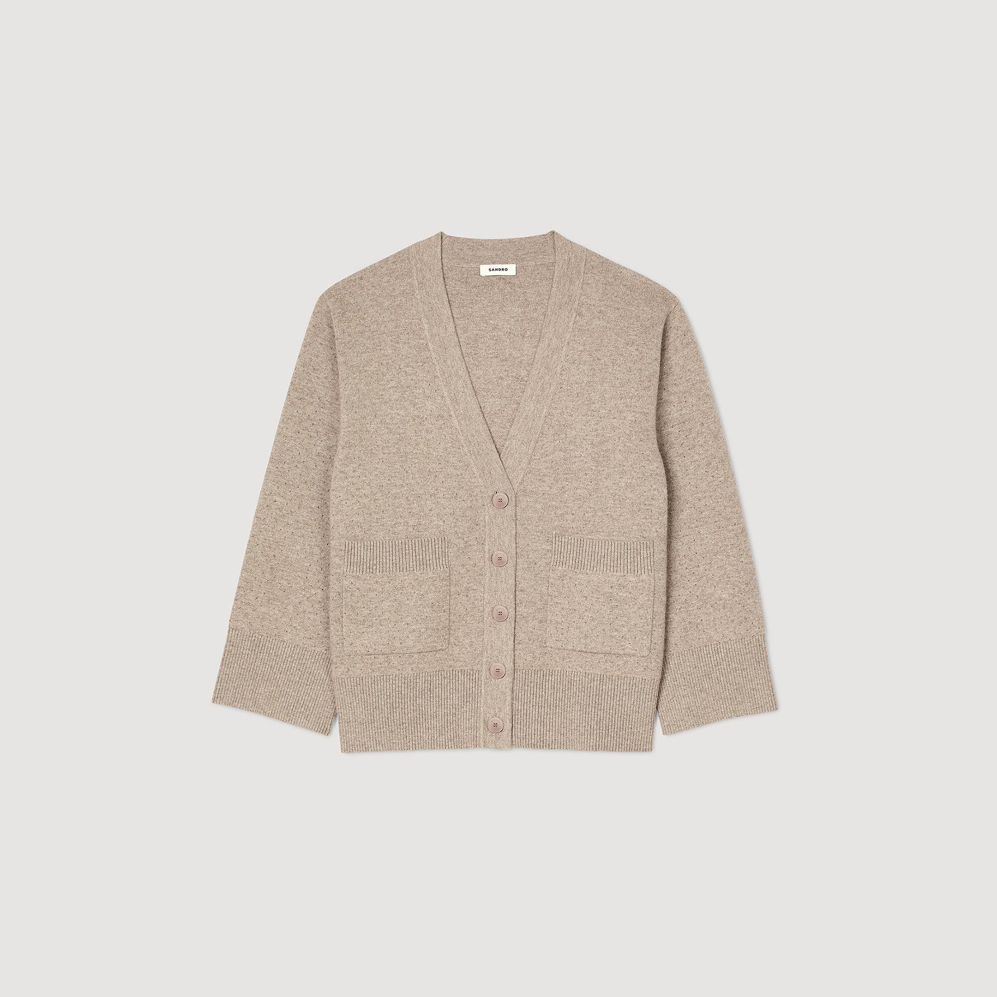 Sandro long cardigan outlet