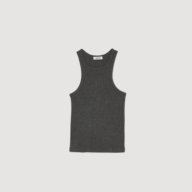 Vest top with American armholes
