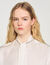 Cropped silk shirt