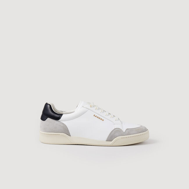 Leather trainers