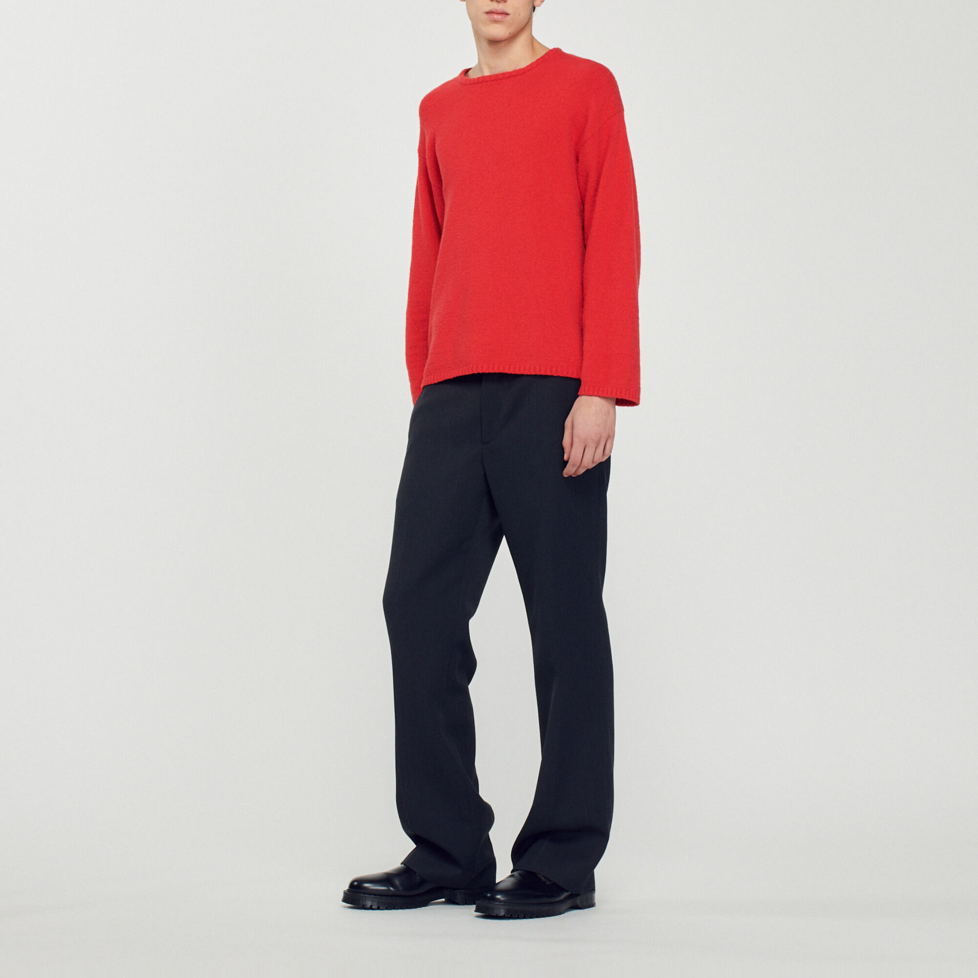 Bouclé knit sweater