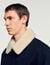 Shearling collar aviator jacket - Men | Sandro