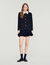 Jacket with contrast collar