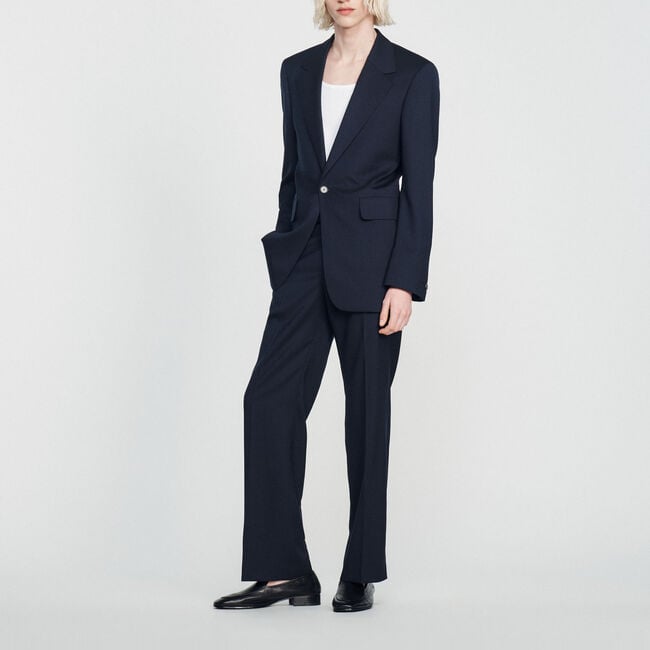 Wool suit jacket