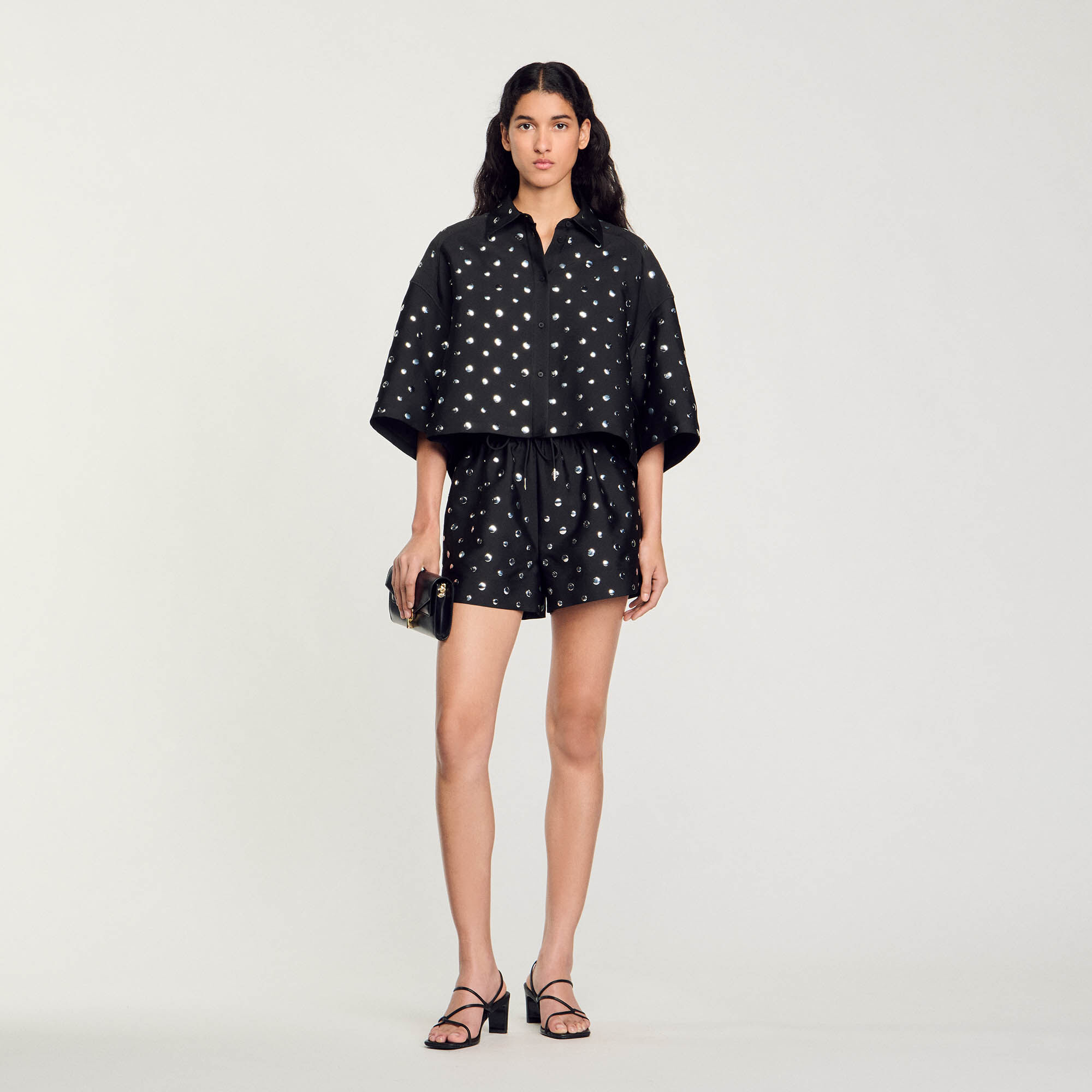 Sandro peplum top new arrivals