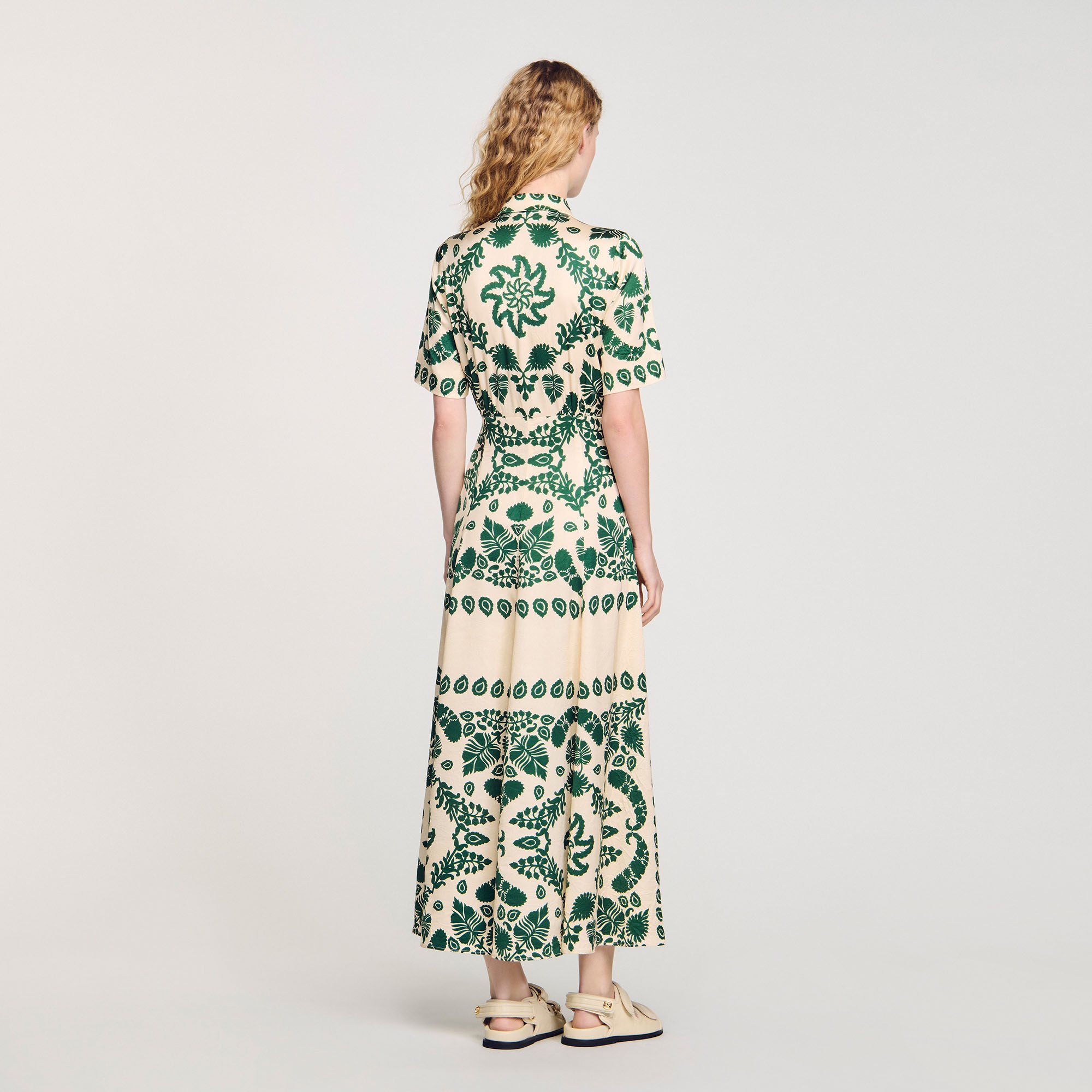 Floral print maxi dress