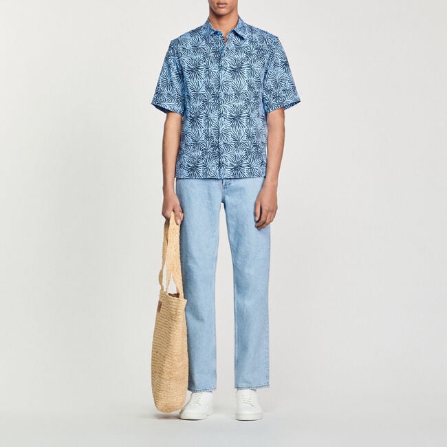 Oversized printed shirt
