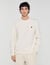 Oversized sweatshirt with leather patch