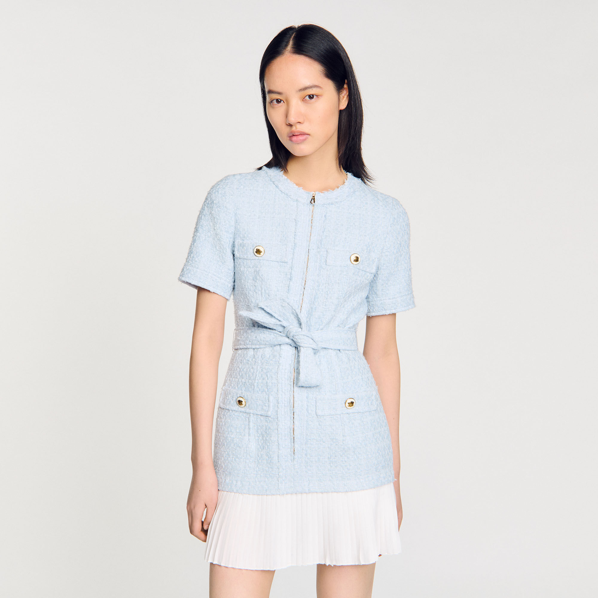 Short tweed dress