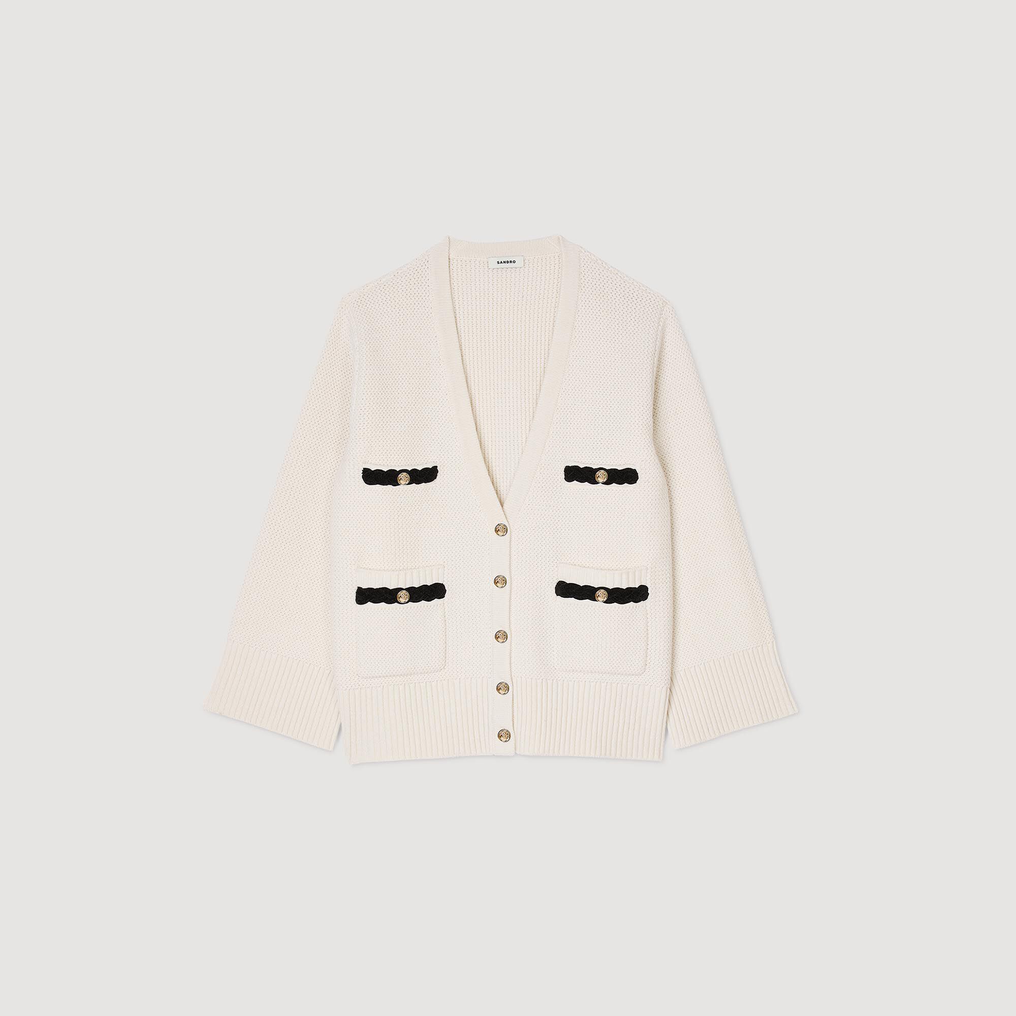 Sandro long cardigan outlet
