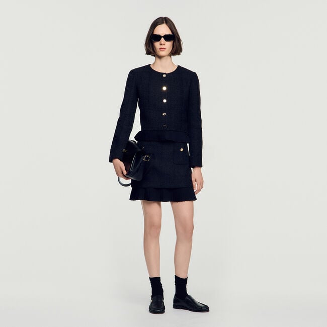 2-in-1 tweed jacket - Women | Sandro