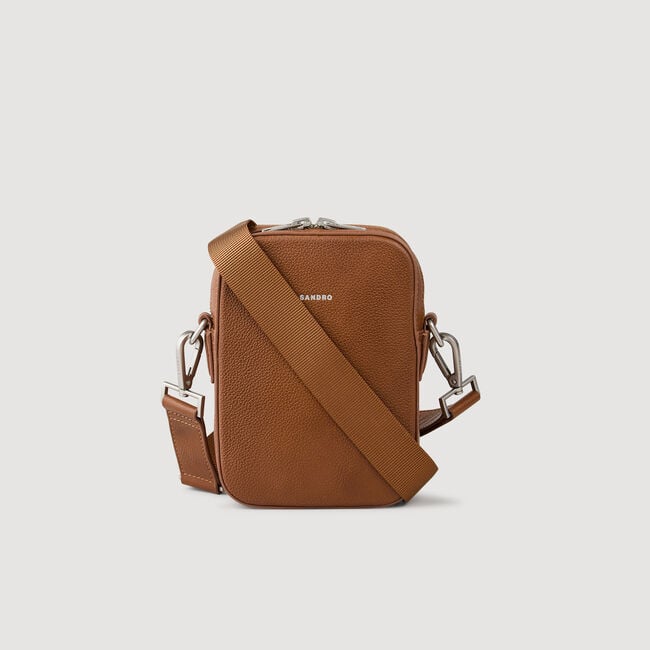 Small grained leather bag