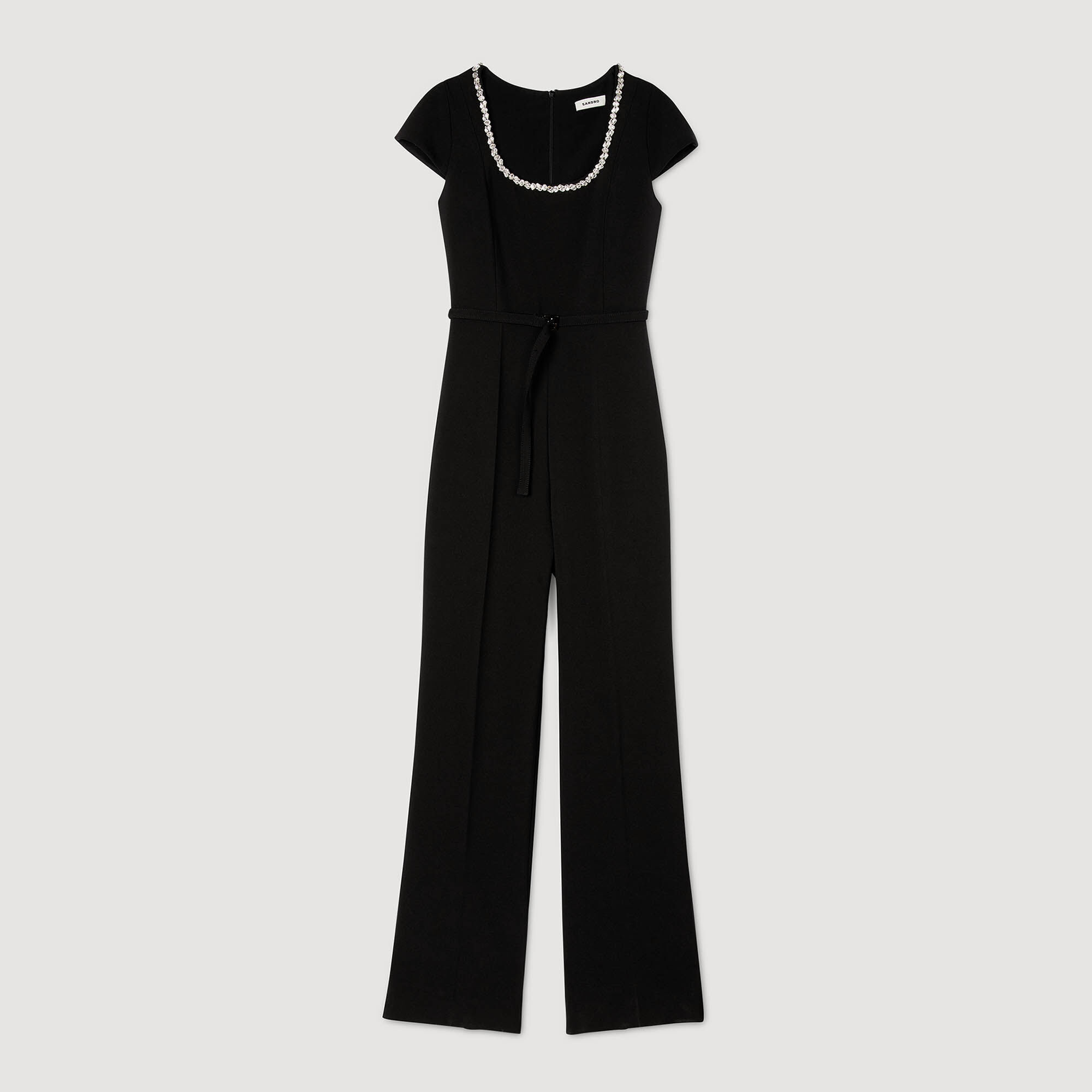 Sandro Paris ブラック　オールインワン Jumpsuits for women | Sandro Paris