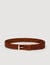 Braided leather belt