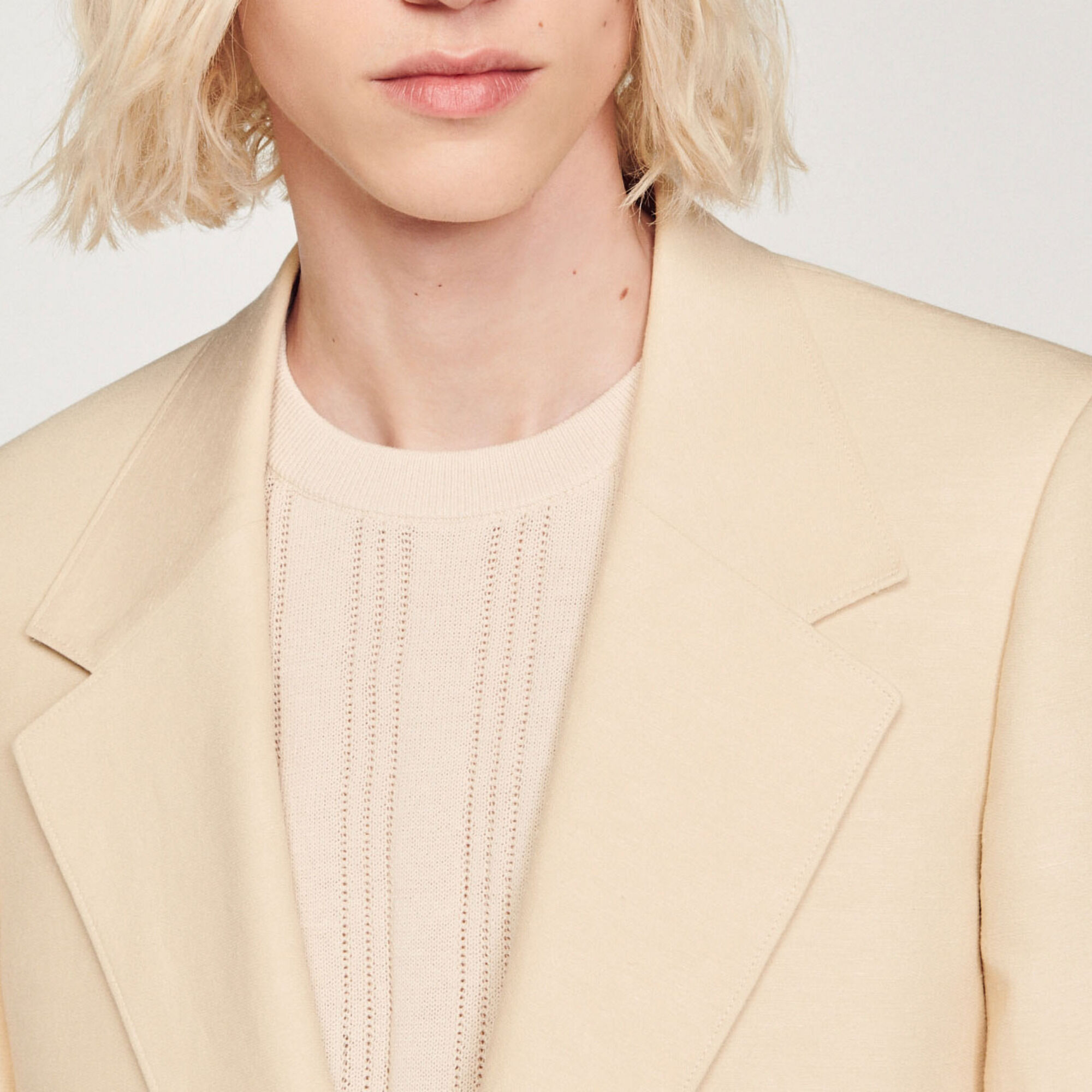 Linen suit jacket