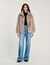 Faux fur jacket