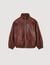 Oversized leather jacket