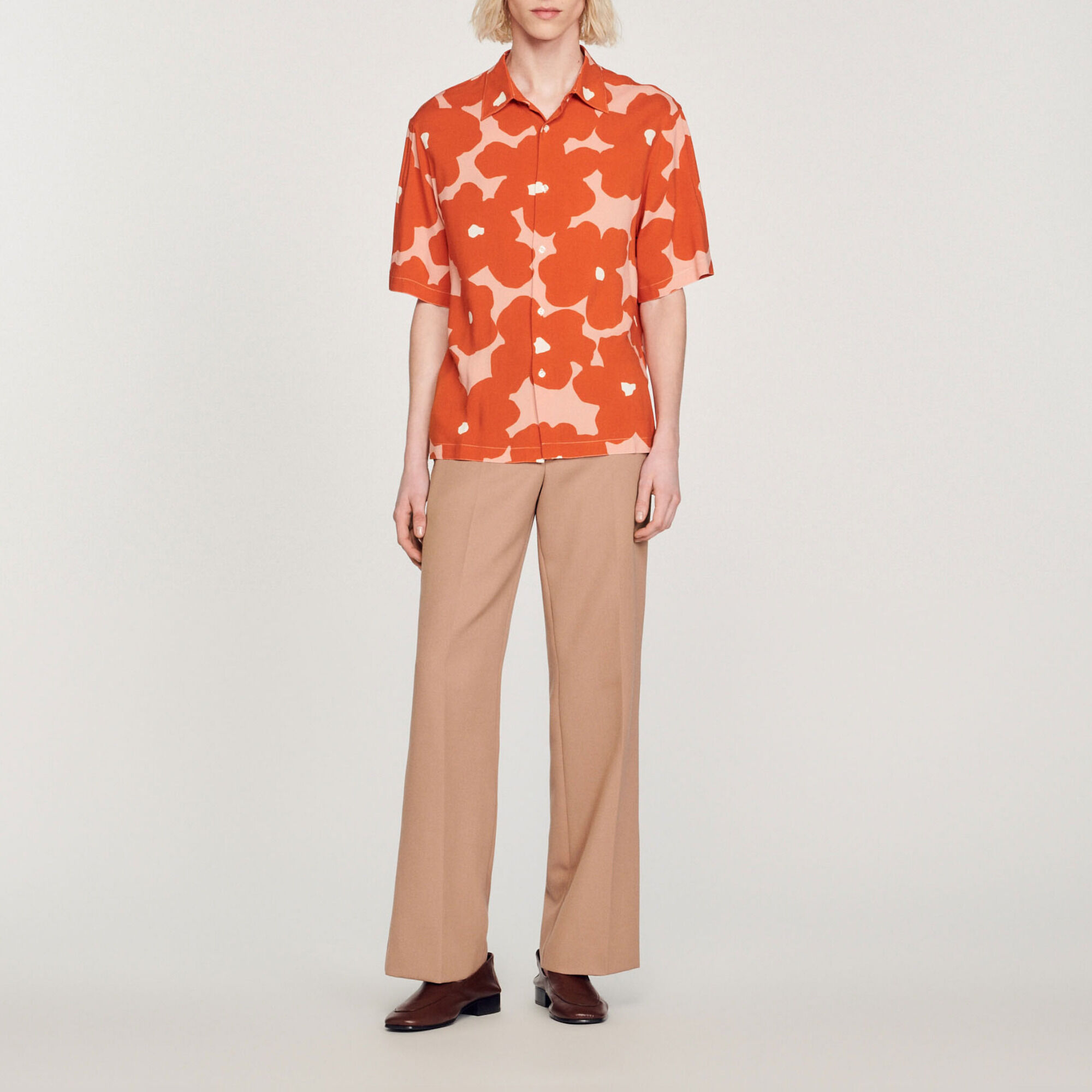 Floral printed shirt