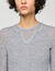 Wool layered effect jumper