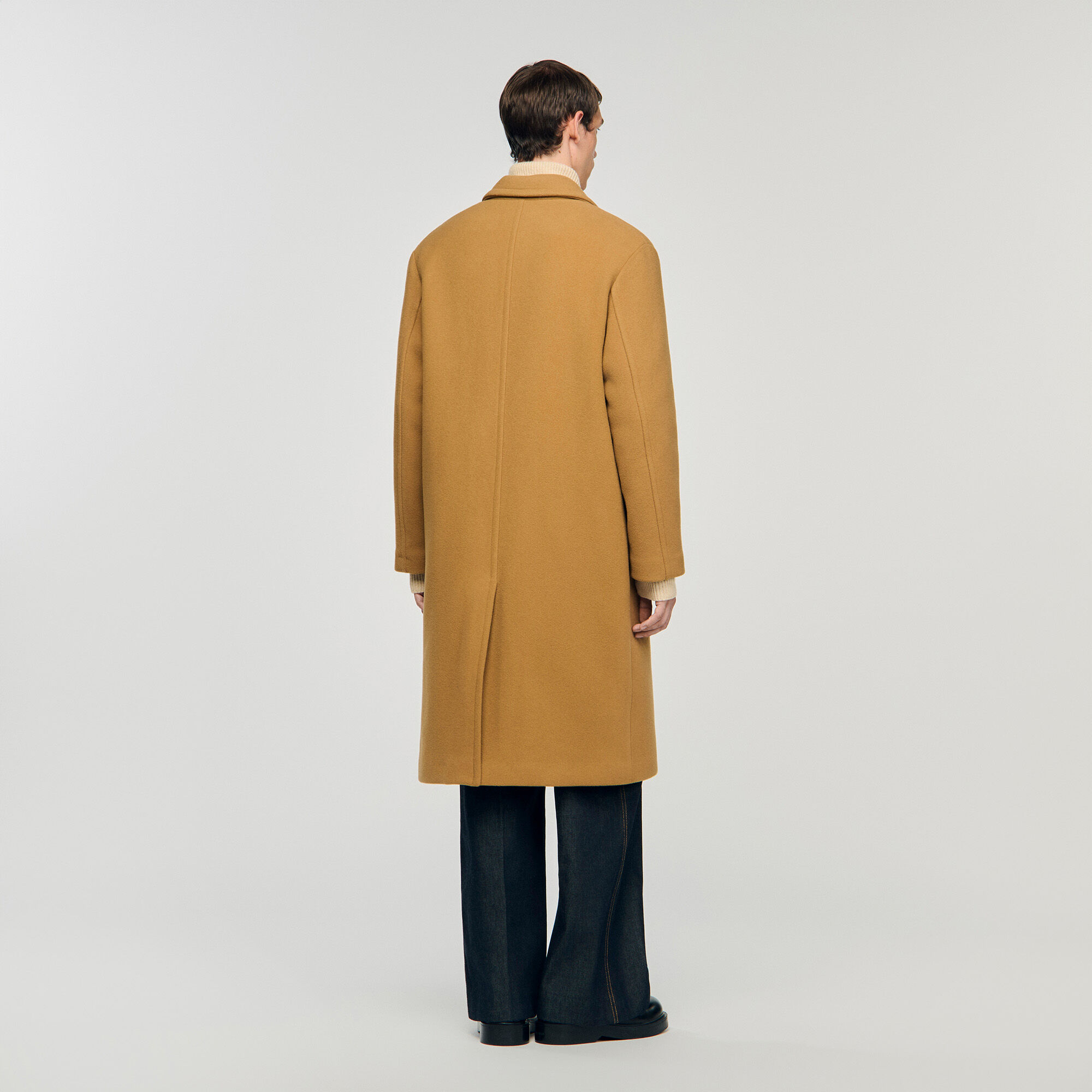 Wool and cashmere coat