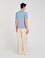 Short-sleeve knitted polo shirt