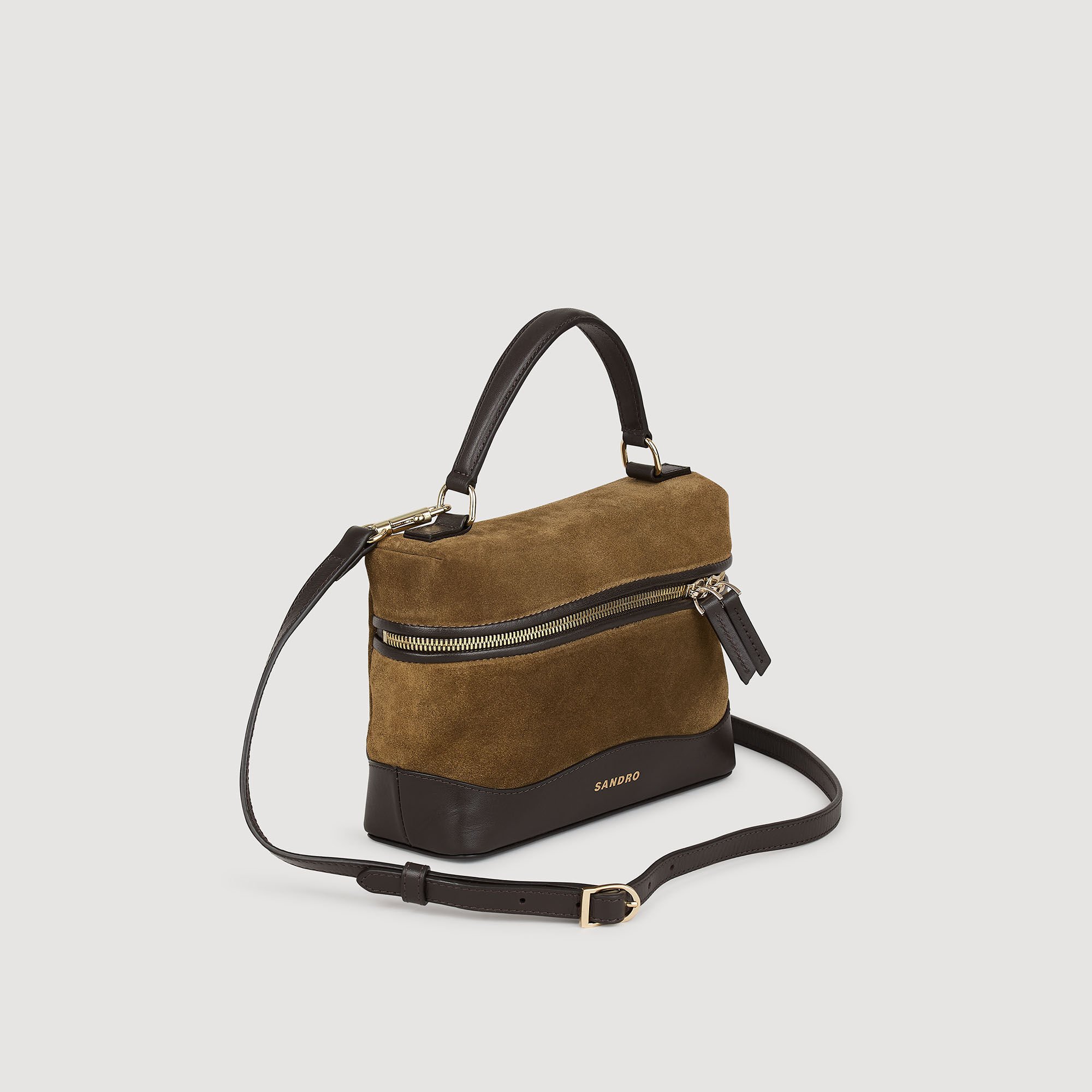 TANGOSO leather and suede vanity