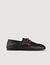 Leather boat shoe loafers