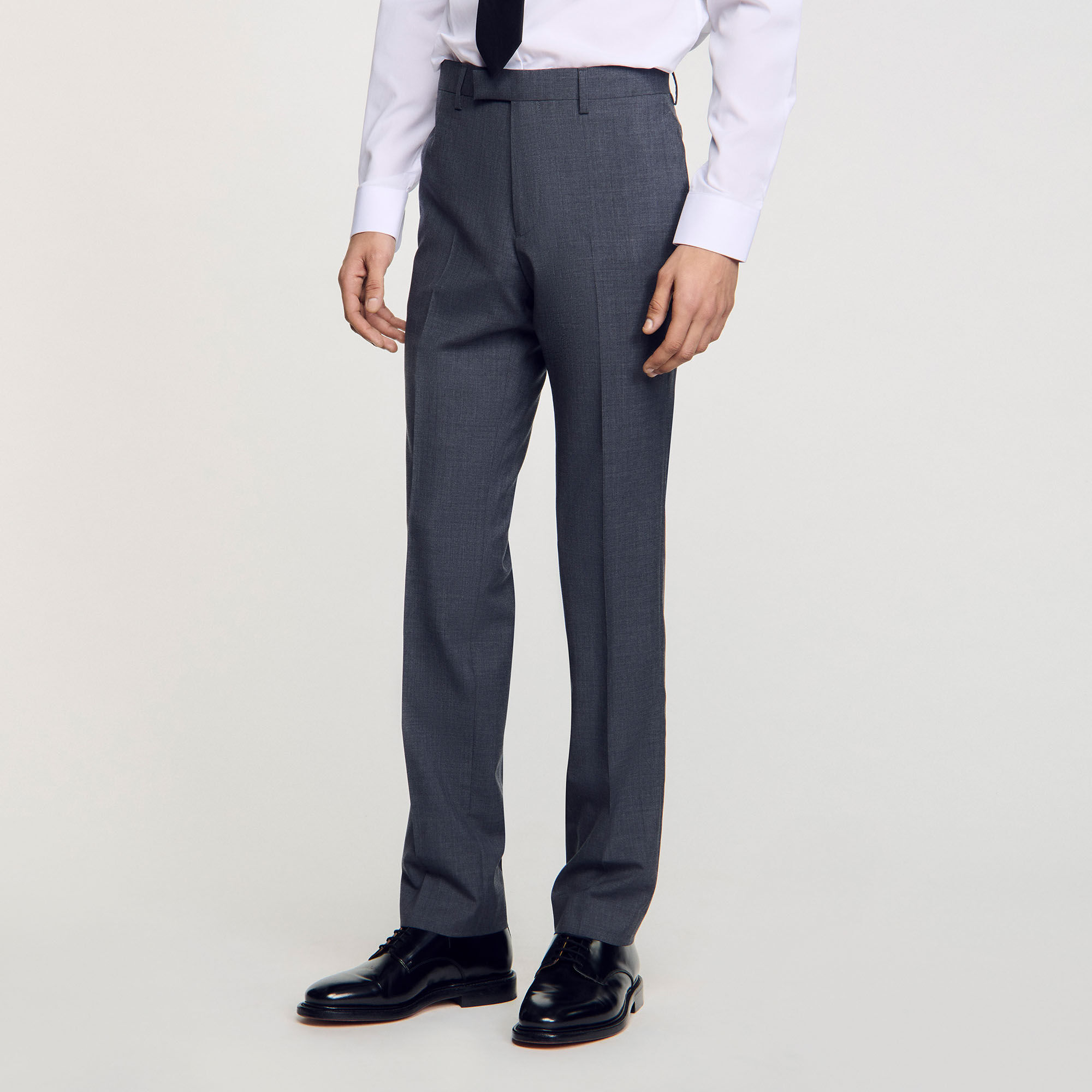 Wool suit trousers