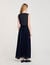 Pleated maxi dress