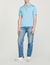 Short-sleeve knitted polo shirt