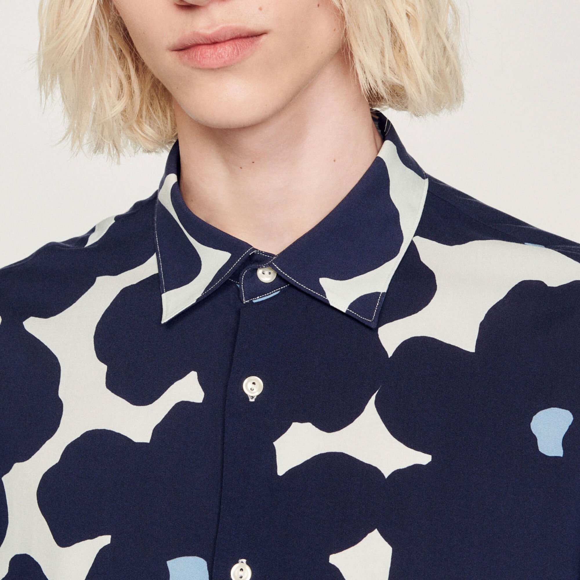 Floral printed shirt