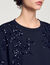 T-shirt with beaded details
