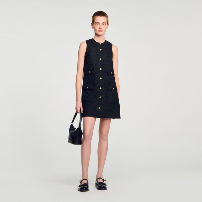 Short tweed dress